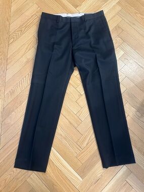 Banana Republic Tailored Slim Fit black dress pants - 33 x 30